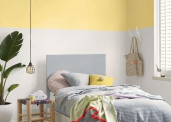 Kombinasi 2 Warna Cat Kamar Tidur Sempit Cowok