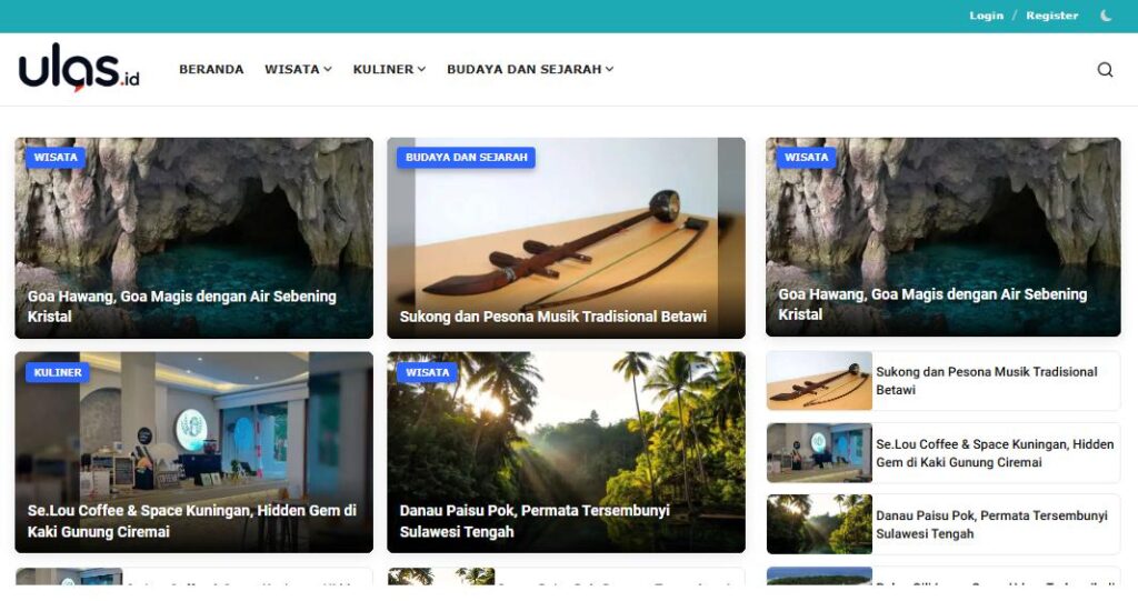 Menjadi Kontributor Website Ulas.id