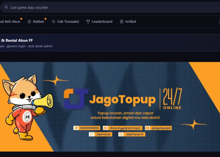 Apakah JAGOTOPUP Aman untuk Topup Game Cek Disini